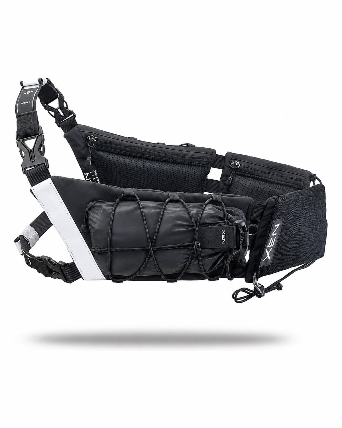 Orbiter RunPack の外部コードに Capsule Mini を取り付けた状態